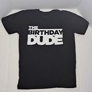 Black 'Birthday Dude' Teen T-Shirt